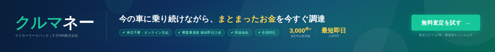 クルマネーの口コミ・評判まとめ｜向いている人・向いていない人も解説